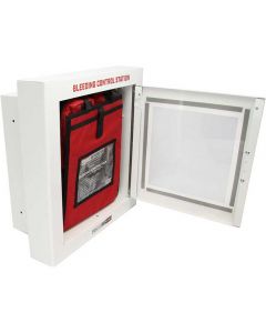Bleeding Control Station - Recessed Cabinet front view