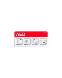 HeartStart AED Awareness Placard MyAED