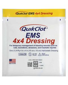 QuikClot EMS 4 x 4 Dressing