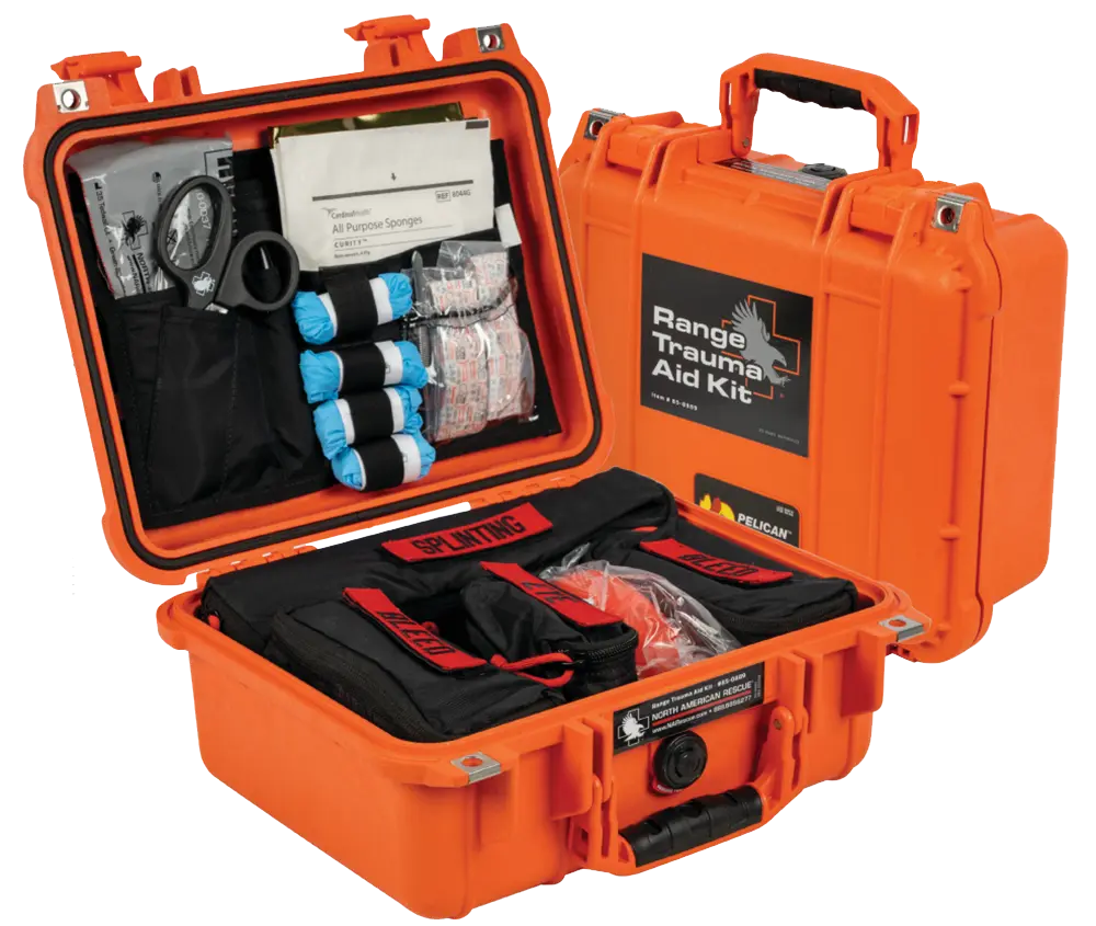 RANGE TRAUMA AID KIT - HARD CASE