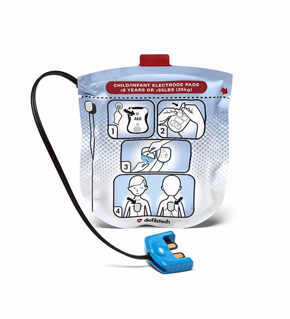 Defibtech Pediatric Defibrillation Pads Package DDP-2002
