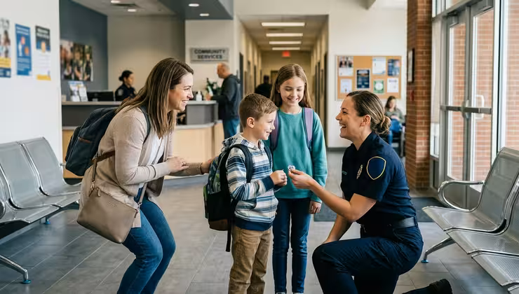 AED use on children by officers